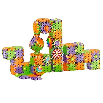 Конструктор Шестерёнки 190 деталей световые эффекты 3075673 1